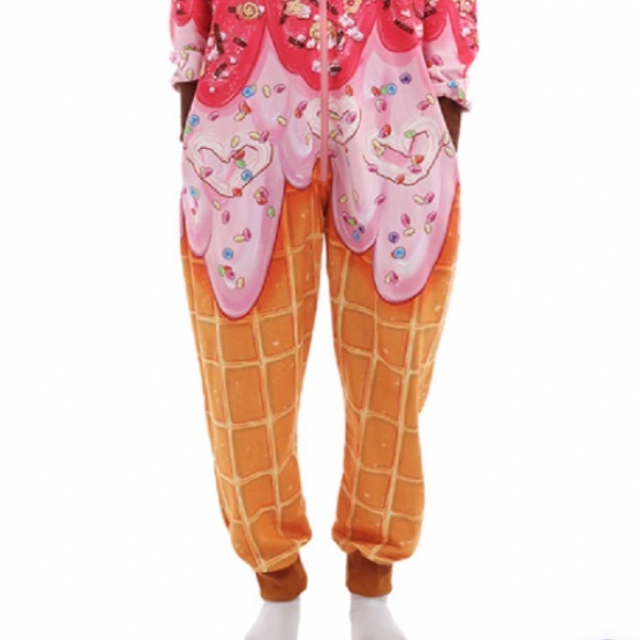 Ice Cream Onsie for Adults - Picture 3 of 4